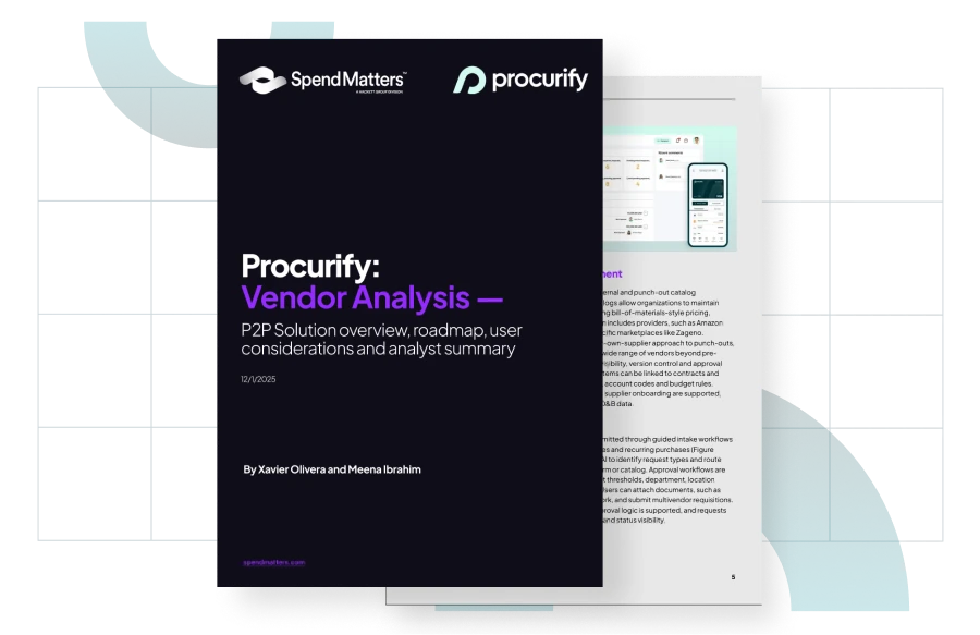 Spend Matters Vendor Analysis