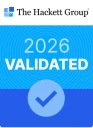 Procurify 2026 validated solution badge from The Hackett Group