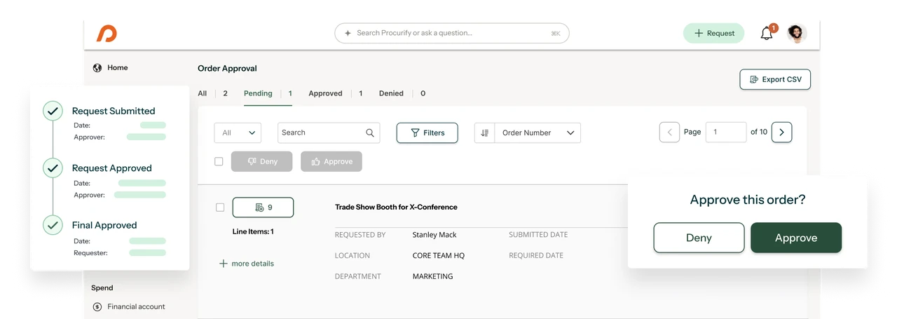 Approval routing to the right approver in approval workflow software