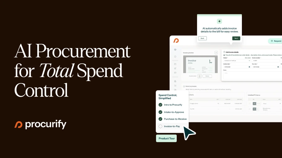Procurify Webinar - 6 Ways AI Runs Procurement, in 20 Minutes